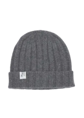 rag & bone Womens Accessories Heather Grey Cassidy Cashmere Beanie