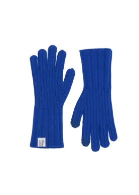 rag & bone Womens Accessories Blue Cassidy Cashmere Gloves