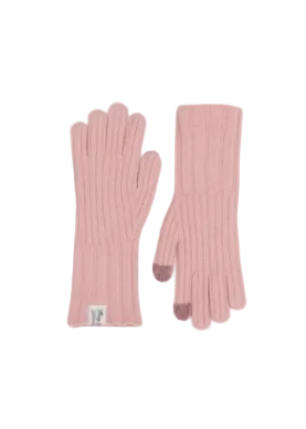 rag & bone Womens Accessories Pink Cassidy Cashmere Gloves