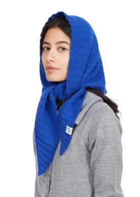 rag & bone Womens Accessories Blue Cassidy Cashmere Tri Scarf