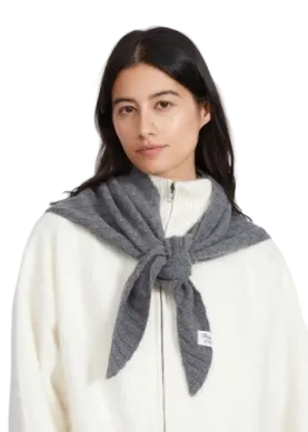 rag & bone Womens Accessories Heather Grey Cassidy Cashmere Tri Scarf