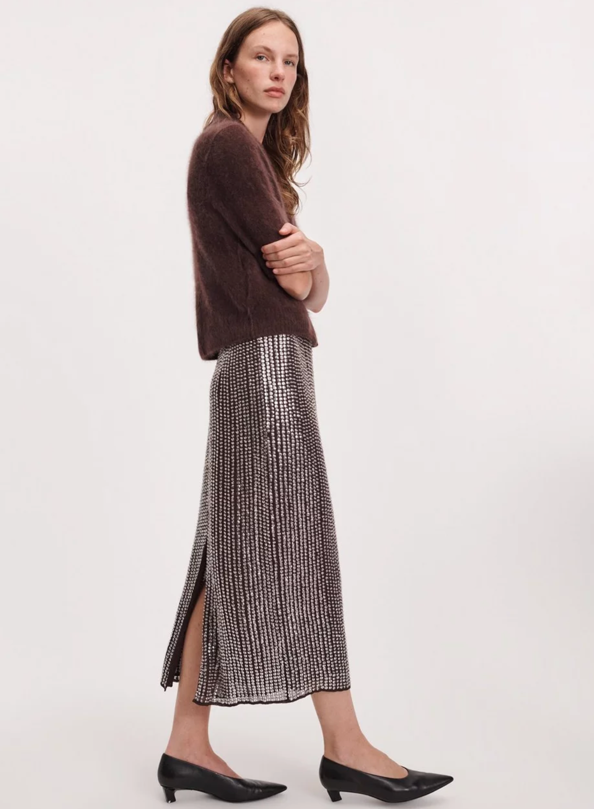 rag & bone Womens Bottoms Lili Beaded Skirt