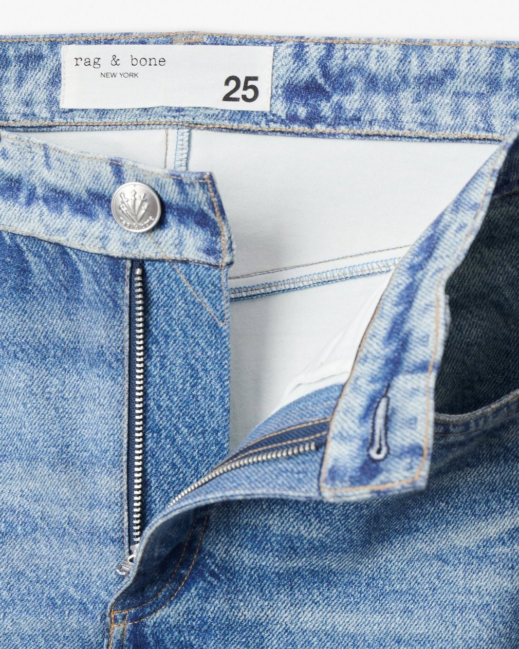 rag & bone Womens Denim Miramar Ponte Dahlia Full Length