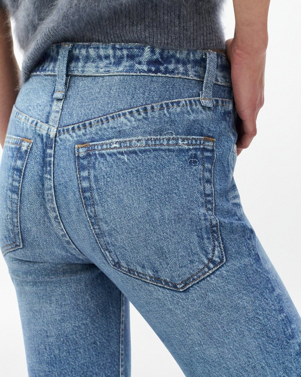 rag & bone Womens Denim Miramar Ponte Dahlia Full Length