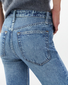 rag & bone Womens Denim Miramar Ponte Dahlia Full Length