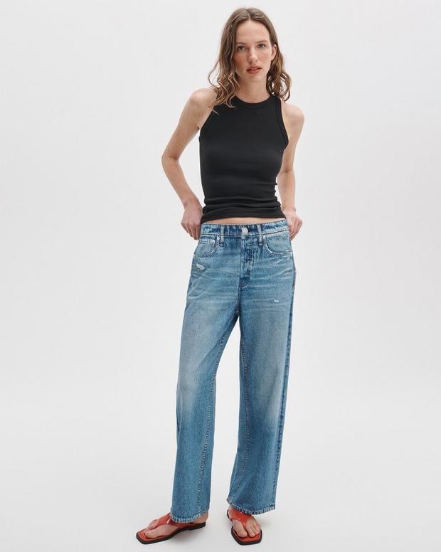 rag & bone Womens Denim rb Miramar Ankle Wide Pull On