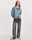 rag & bone Womens Denim rb Miramar Terry Wide Track Pant