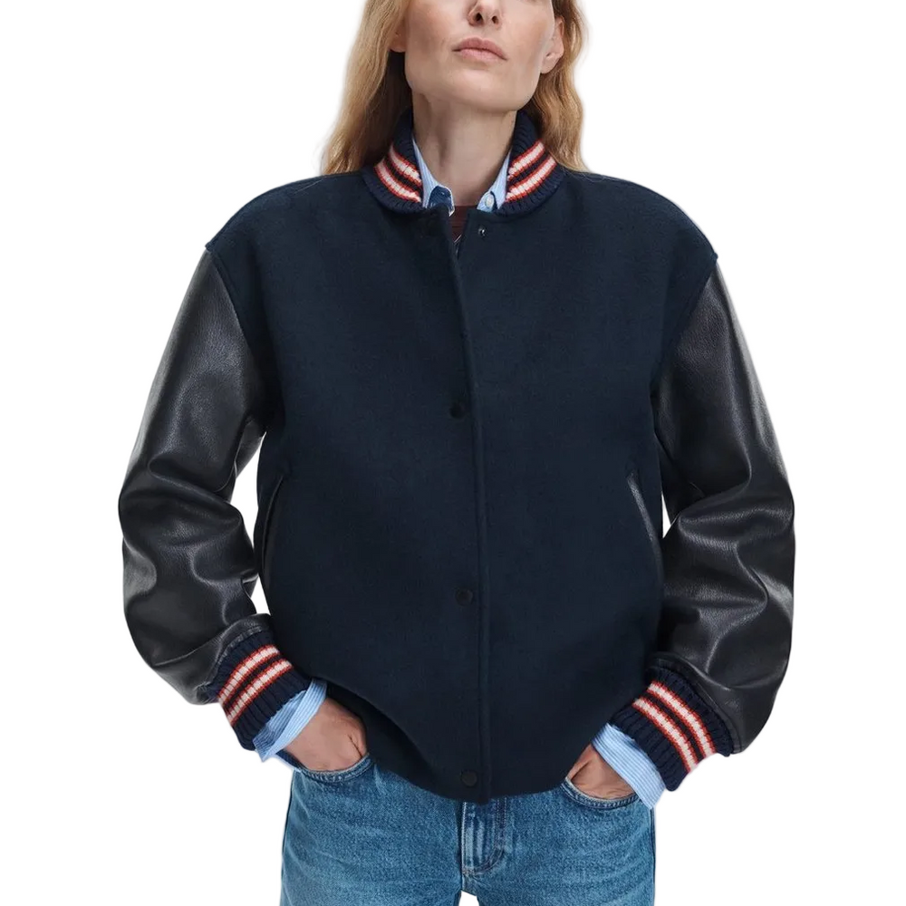 rag & bone Scarlet Varsity Jacket