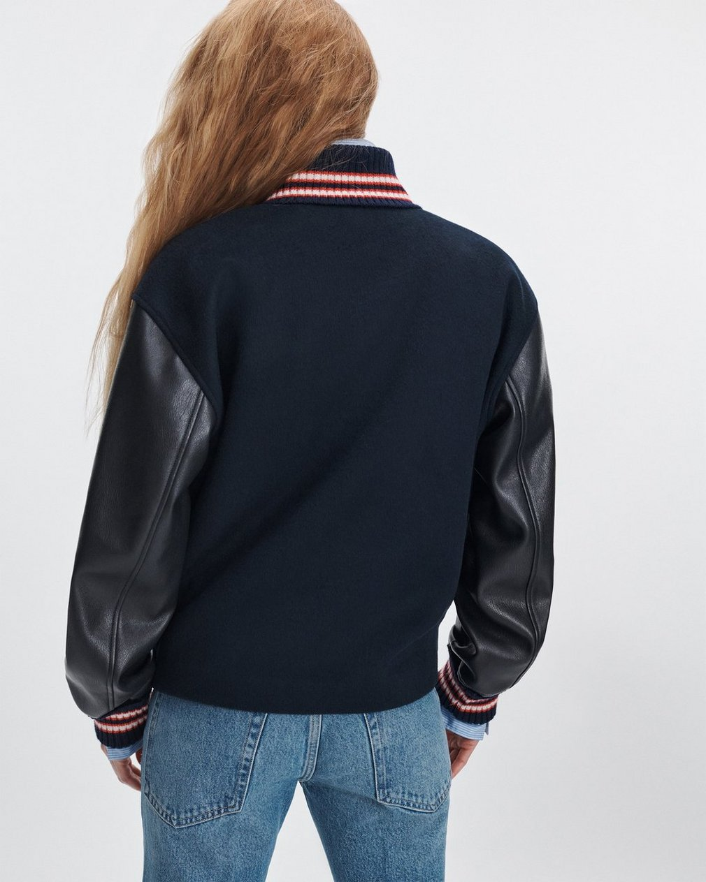 rag & bone Womens Jackets Scarlet Varsity Jacket