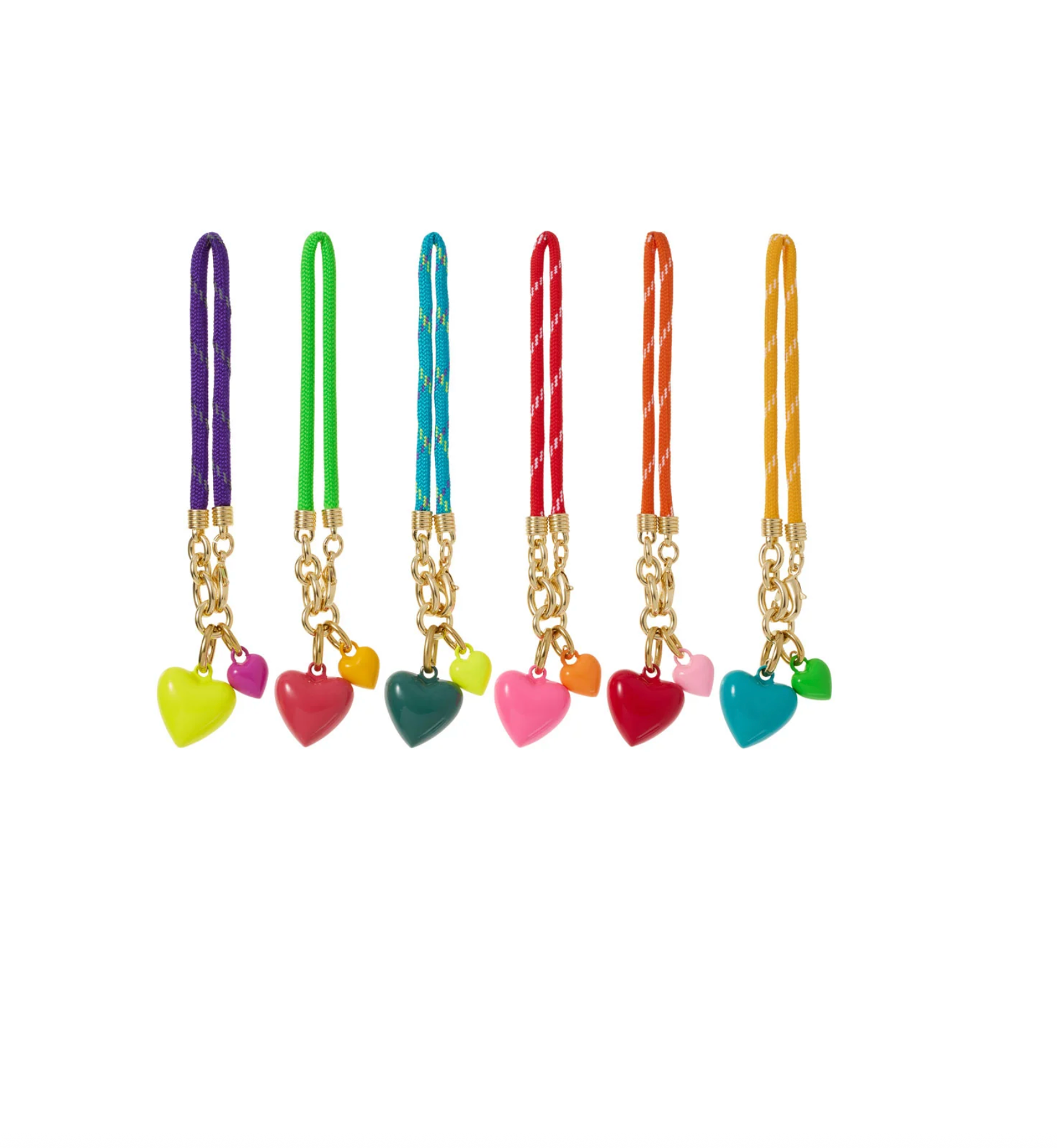 Roxanne Assoulin Womens Accessories Happy Cord Bracelet - Mini Puff Charm