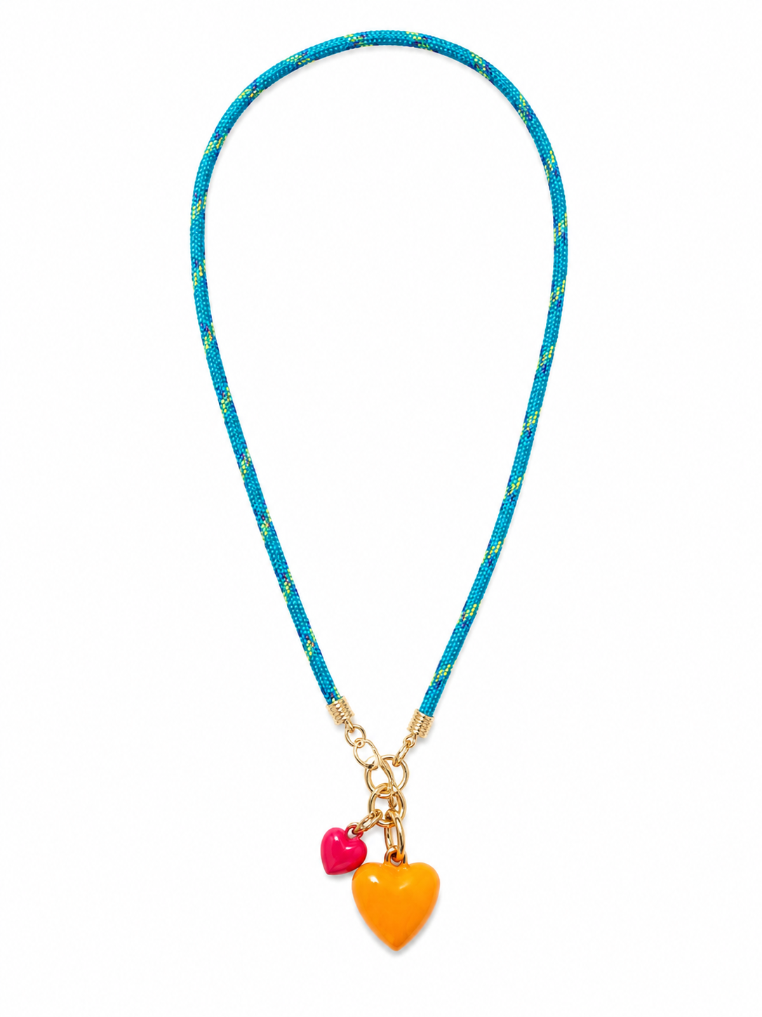 Roxanne Assoulin Womens Accessories Blue Happy Cord SHORT necklace