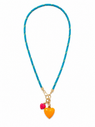 Roxanne Assoulin Womens Accessories Blue Happy Cord SHORT necklace