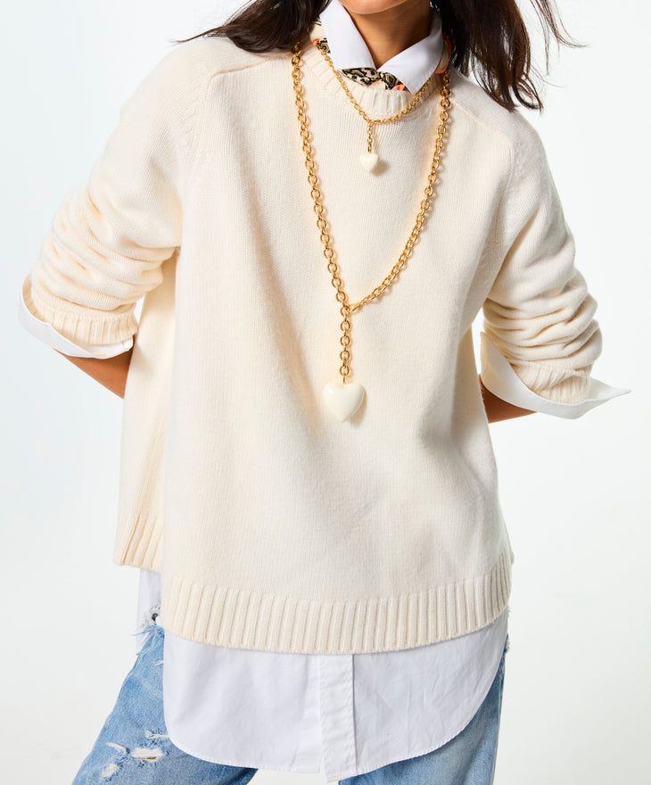 Roxanne Assoulin Womens Jewelry The Big Puffy Heart Charm Necklace