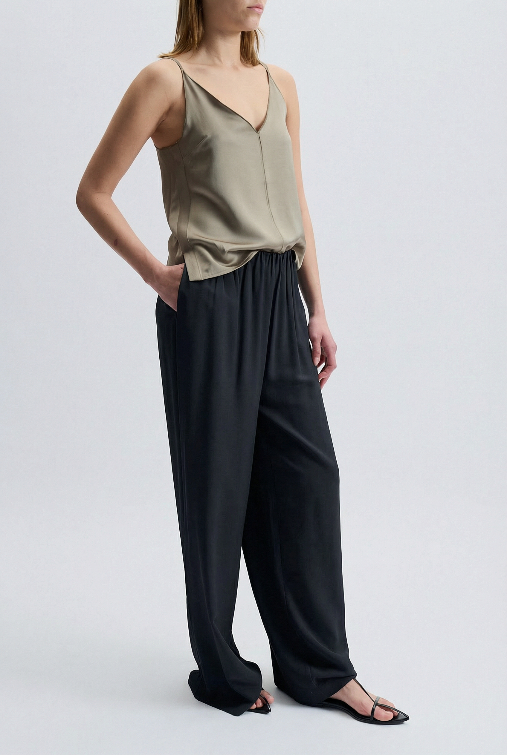 Saint Art New York Womens Bottoms Matte Paige Pull-on Pant