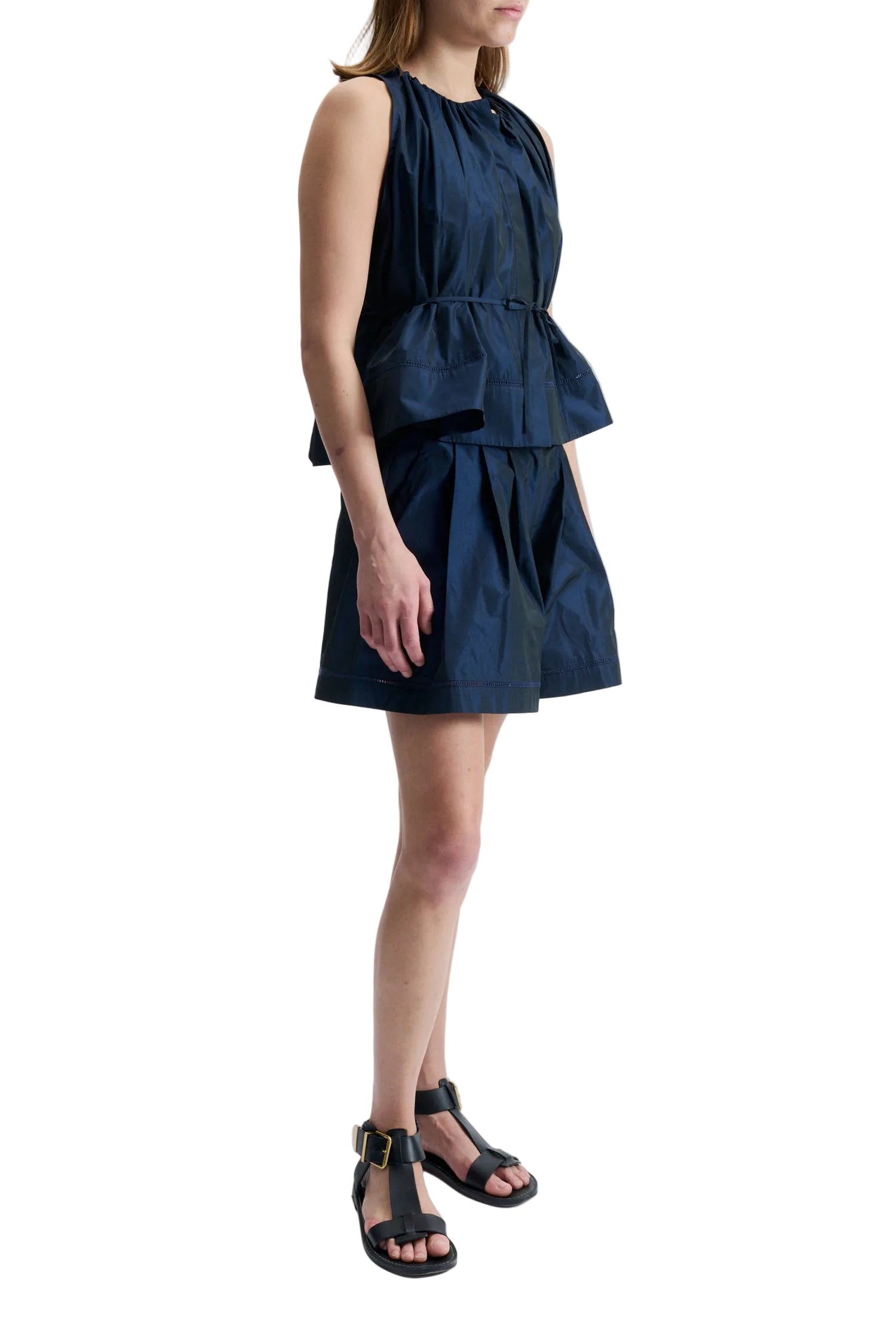 Saint Art New York Womens Bottoms Nellie Taffeta Short