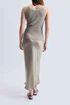 Saint Art New York Womens Bottoms Talia Charmeuse Maxi Skirt