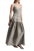 Saint Art New York Womens Bottoms Tossa Poplin Maxi Skirt