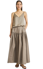 Saint Art New York Womens Bottoms Tossa Poplin Maxi Skirt