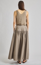 Saint Art New York Womens Bottoms Tossa Poplin Maxi Skirt