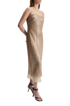 Saint Art New York Womens Dresses Orleans Mesh Sequin Dress