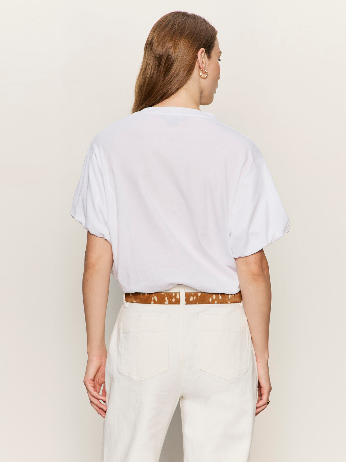 Sanctuary Womens Basics Pleat Bubble Tee