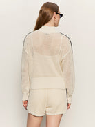 Sanctuary Womens Jackets Open Stitch Track Jacket