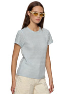 Sanctuary Womens Novelty Knit Tops Pucker Up Perfect Tee