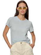 Sanctuary Womens Novelty Knit Tops Pucker Up Perfect Tee