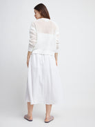 Self Contrast Womens Sweaters Maggie Fishnet Cardigan