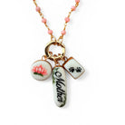 Shá Parlé Womens Jewelry Emoji Paw Prints Charm