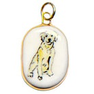 Shá Parlé Womens Jewelry Golden Retriever Charm
