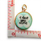 Shá Parlé Womens Jewelry I Love You More Circle Charm
