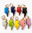 Shá Parlé Womens Jewelry Lightning Bolt Charm Green