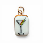 Shá Parlé Womens Jewelry Martini Glass Charm - Rectangle