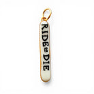 Shá Parlé Womens Jewelry Ride or Die Bar Charm