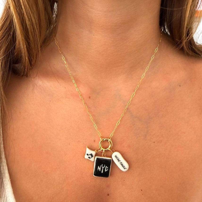Shá Parlé Womens Jewelry Wild Child Charm
