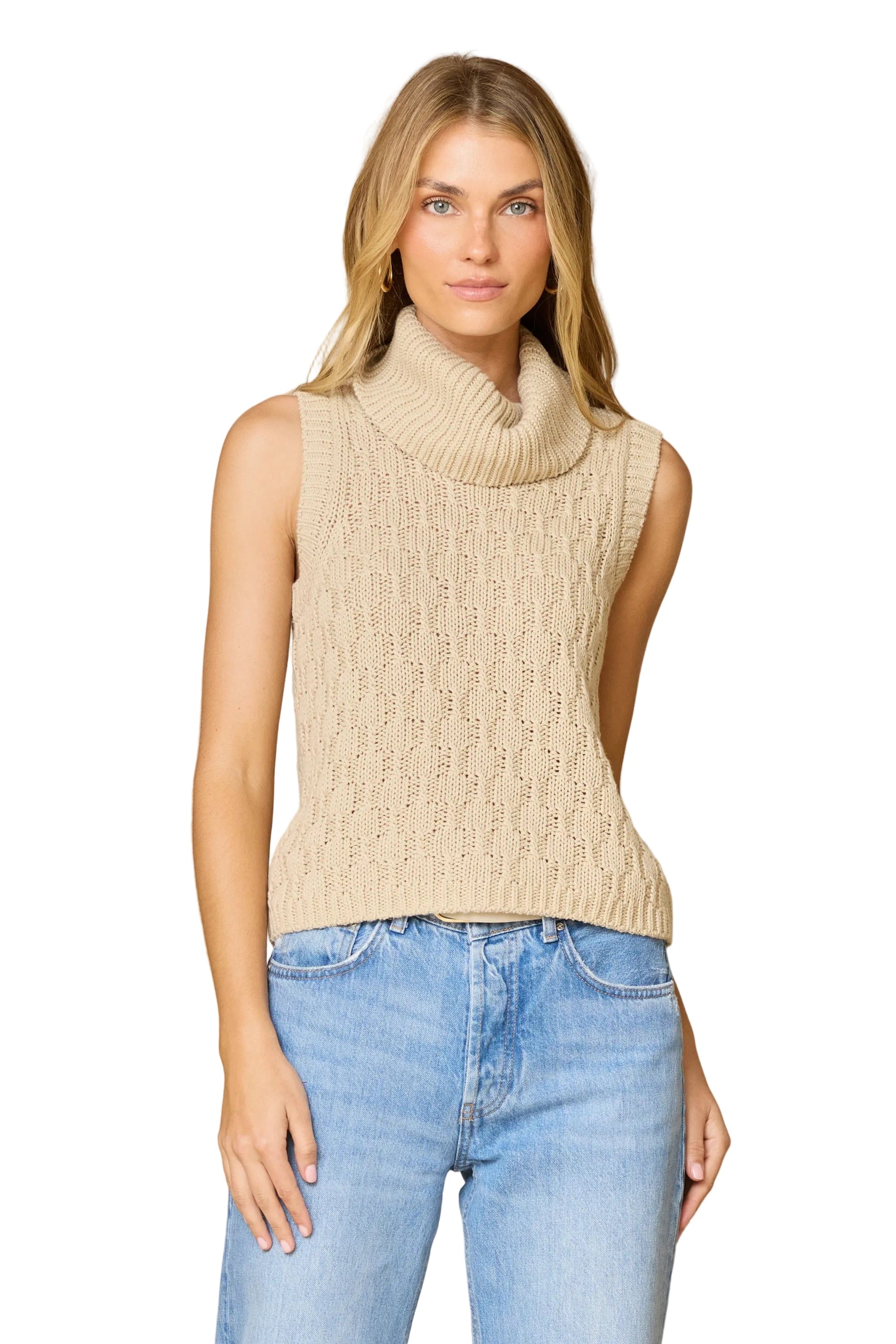 Stitches + Stripes Womens Sweaters Flannery Sleeveless Top