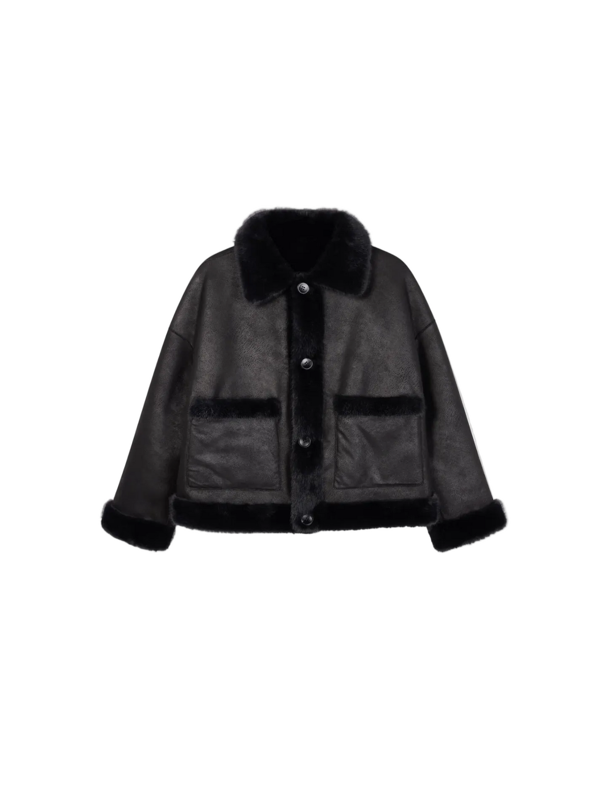 Studio AR Womens Jackets Faje Faux Mink, image 2 of 4