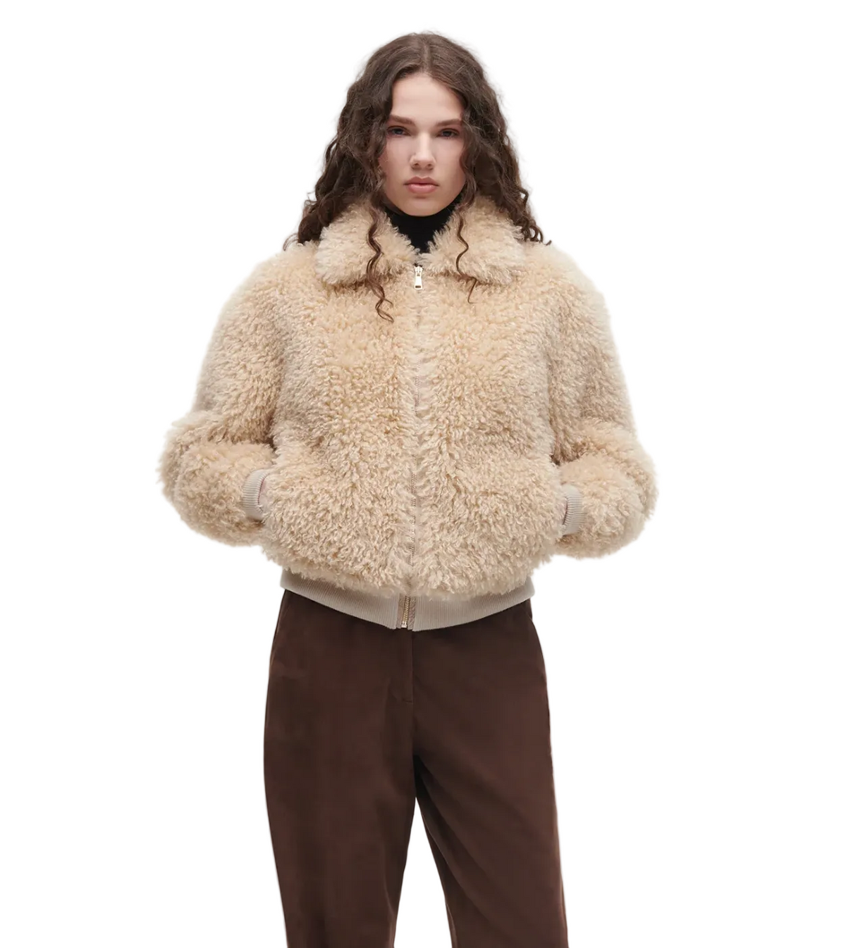 Studio AR Womens Jackets Lizzy Faux Short Tibet, image 1 of 2
