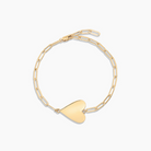 Thatch Womens Jewelry One Size / 14k Gold Plated Amaya Heart Bracelet