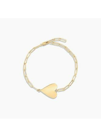 Thatch Womens Jewelry One Size / 14k Gold Plated Amaya Heart Bracelet