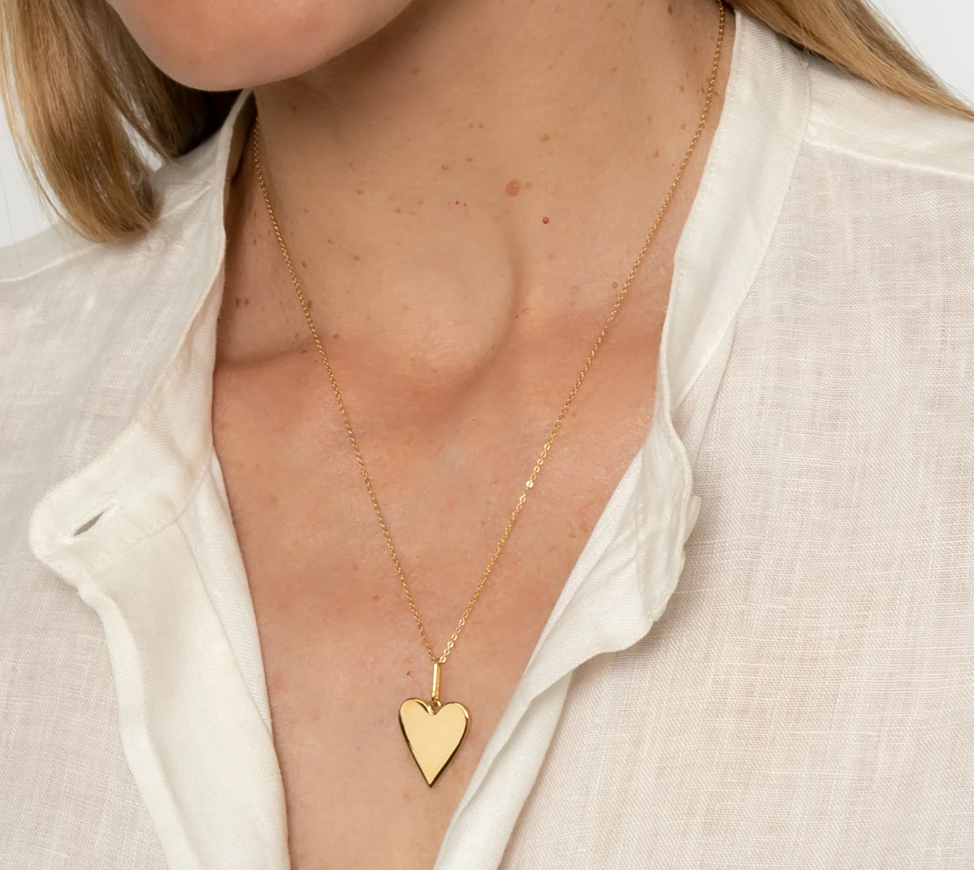 Thatch Womens Jewelry Amaya Heart Necklace - gold