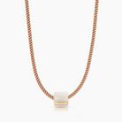 Thatch Womens Jewelry One Size / Unique Color CELINE MOTHER OF PEARL SILK CORD NECKLACE