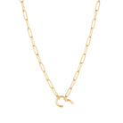 Thatch Womens Jewelry Finn Charm Necklace - 18" - Gold