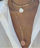 Thatch Womens Jewelry Finn Charm Necklace - 22" - Gold