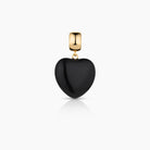Thatch Womens Jewelry Gemma Onyx Heart Bail Charm