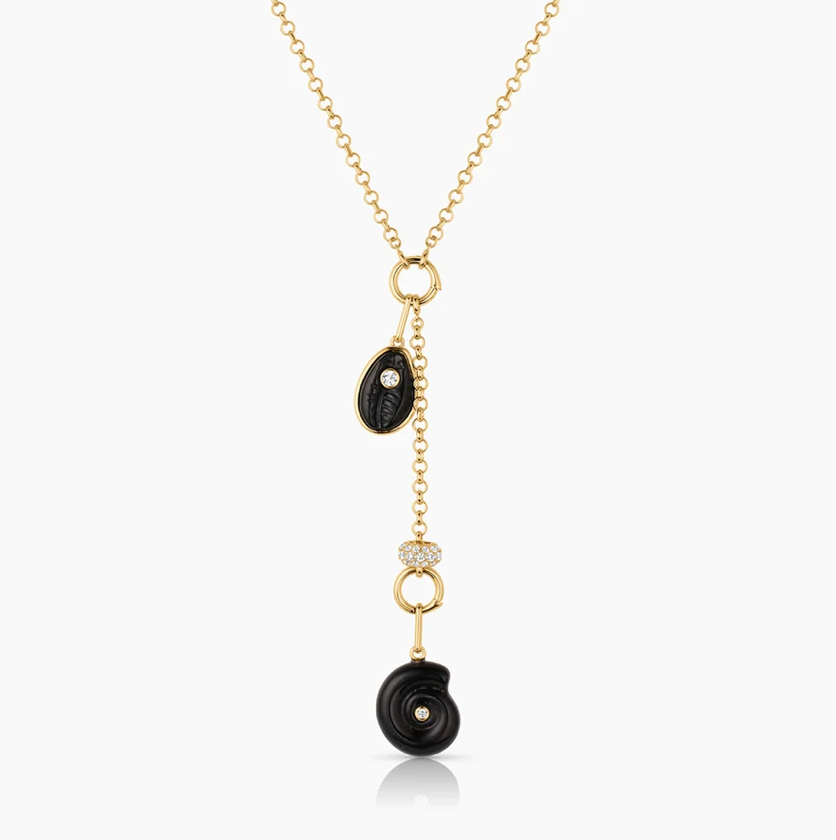 Thatch Isola Onyx Lariat Necklace
