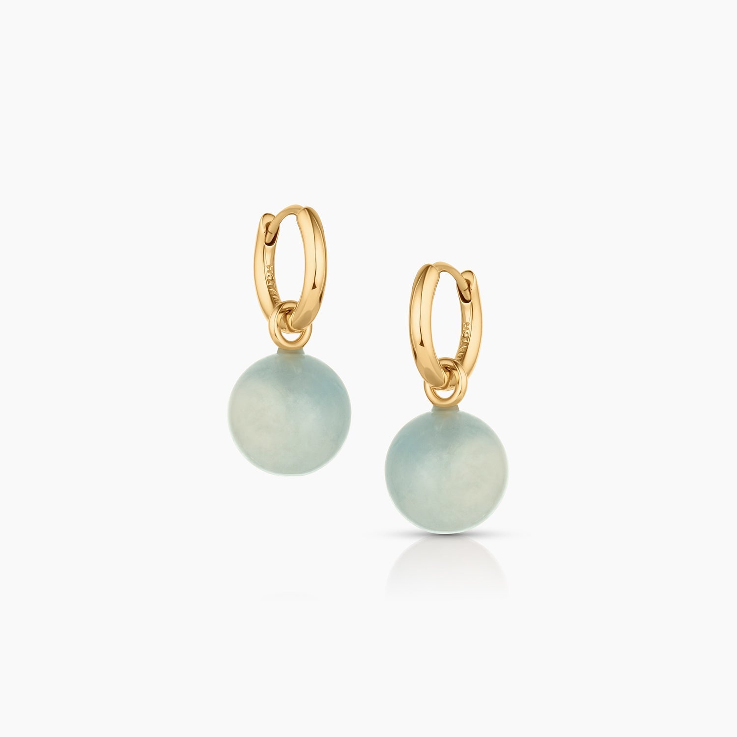 Thatch Womens Jewelry Lucille Aquamarine Hoop Earrings
