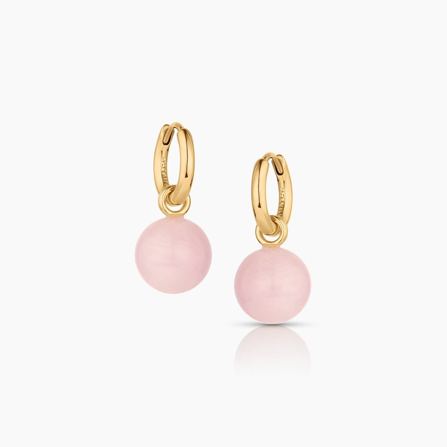 Thatch Womens Jewelry Lucille Orchid Stone Hoop Earrings