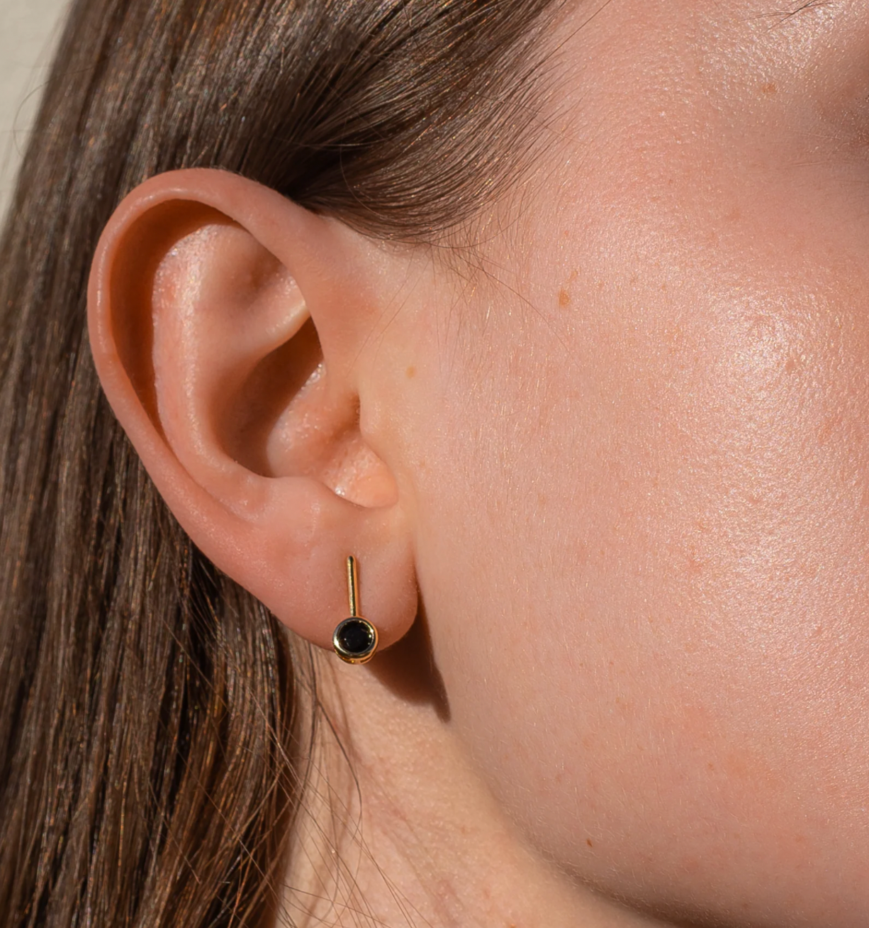 Thatch Womens Jewelry Noemi Black Drop Earrings